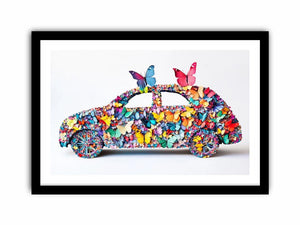 Fluttering Journeys  Art Print