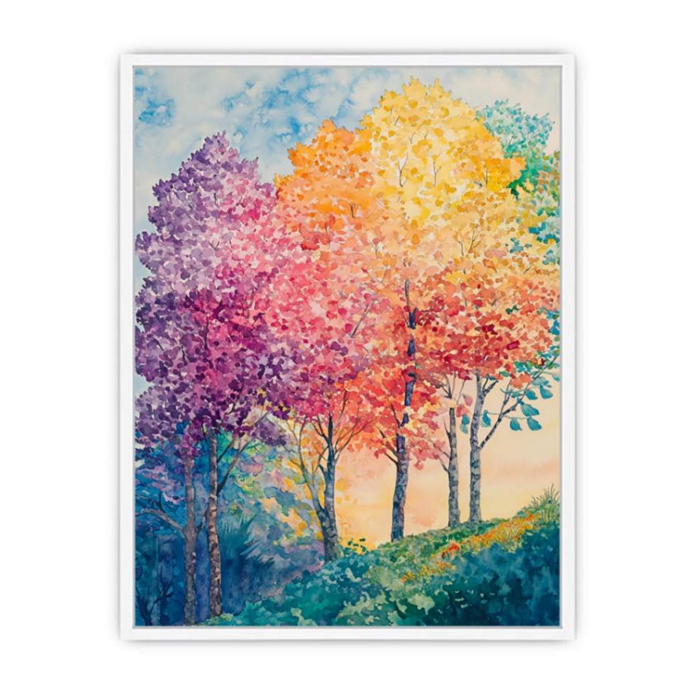 Serenade Of The Leaves Framed Print