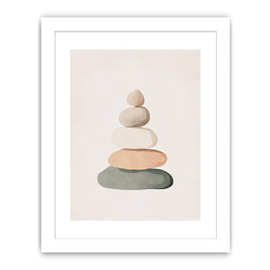 Boho Stones Streched canvas