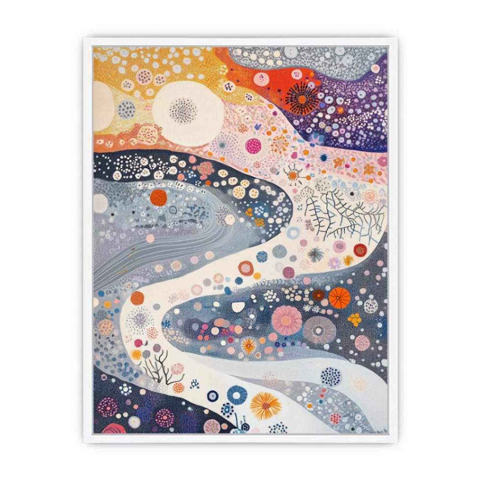 Waves Of Tranquility Framed Print