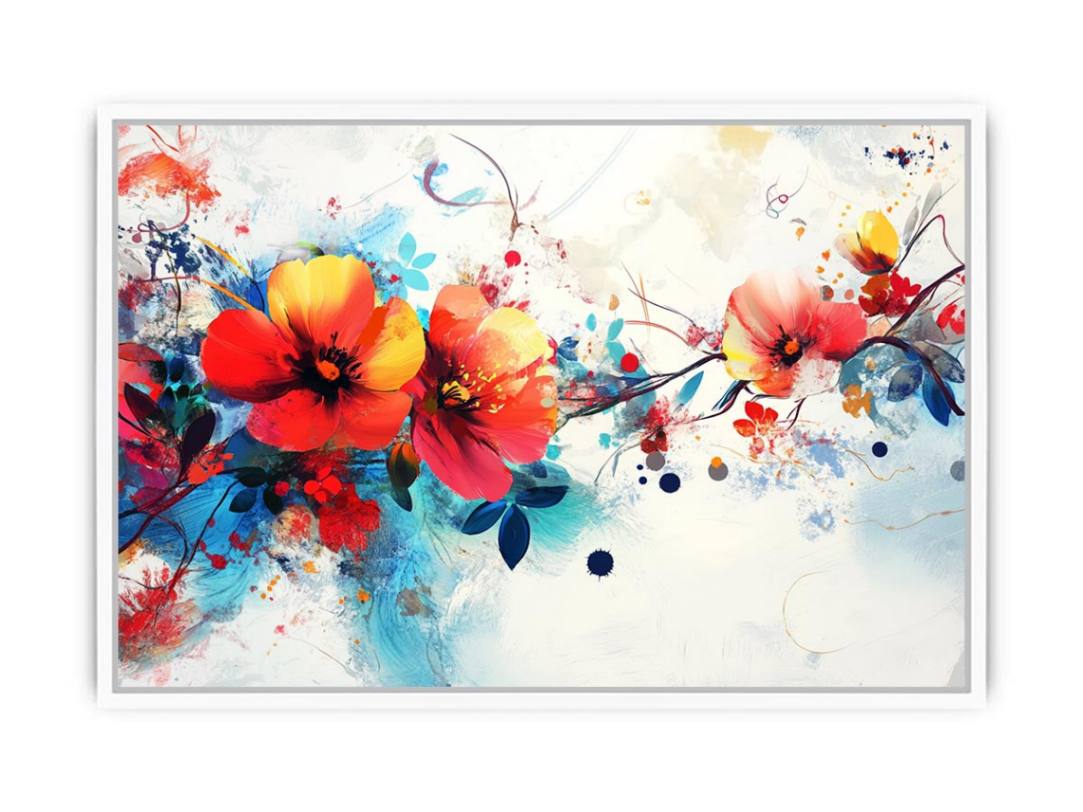 Blossoms In The Wind Framed Print