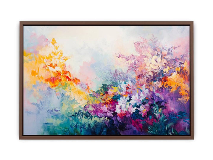 Aurora Of Flowers  Poster