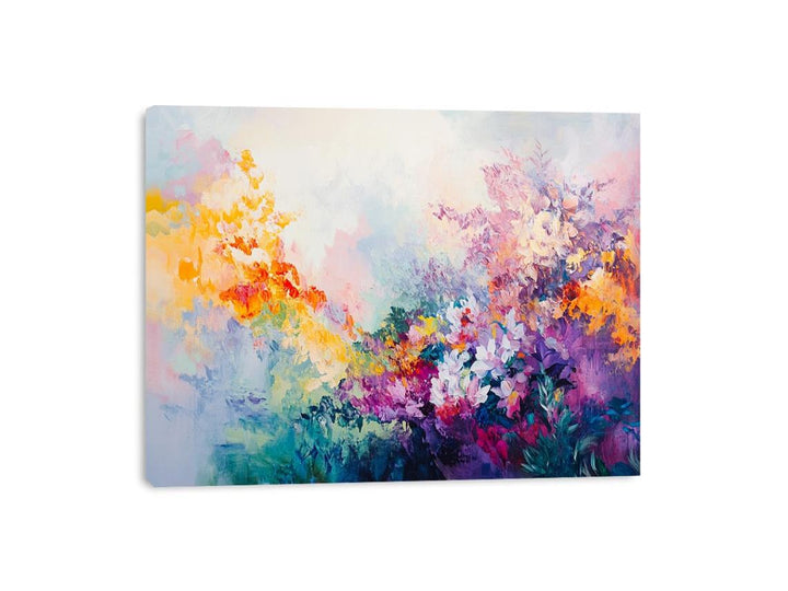 Aurora Of Flowers Canvas Print