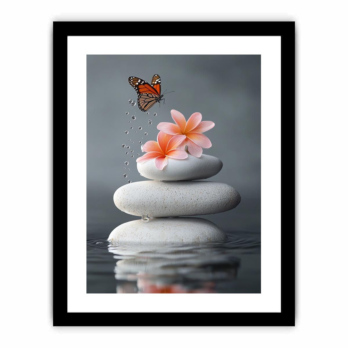 Whispering Wings On Stone  Art Print