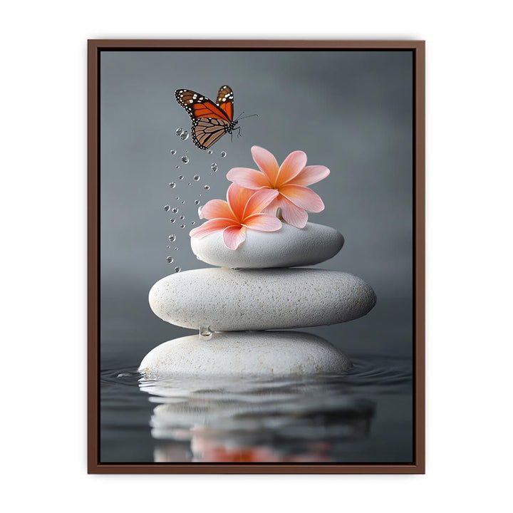 Whispering Wings On Stone  Poster