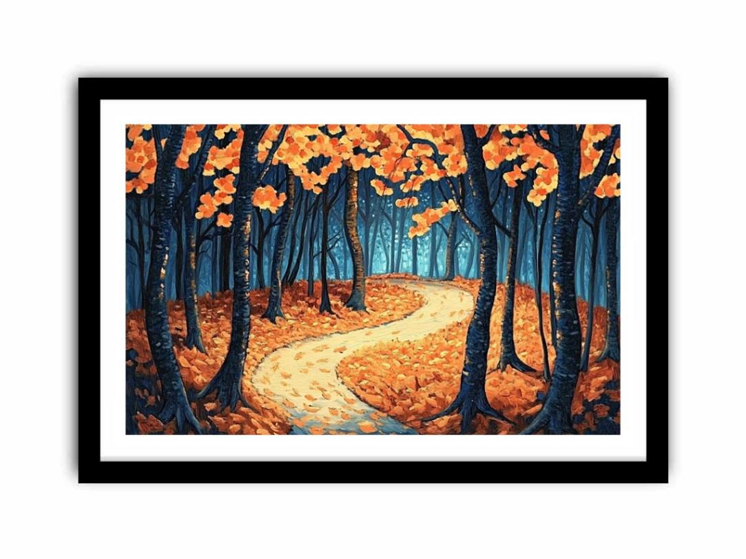 Fires Of The Fall  Art Print