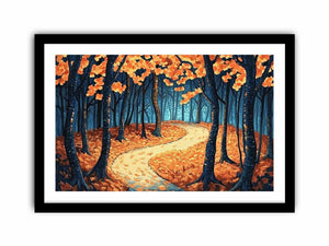 Fires Of The Fall  Art Print