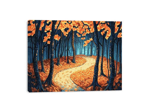 Fires Of The Fall Canvas Print