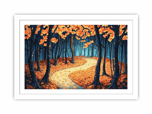 Fires Of The Fall Streched canvas