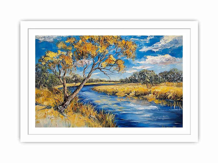 Darling River Streched canvas