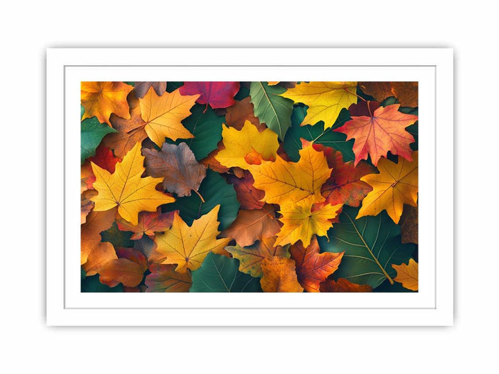 Autum leaves III Streched canvas