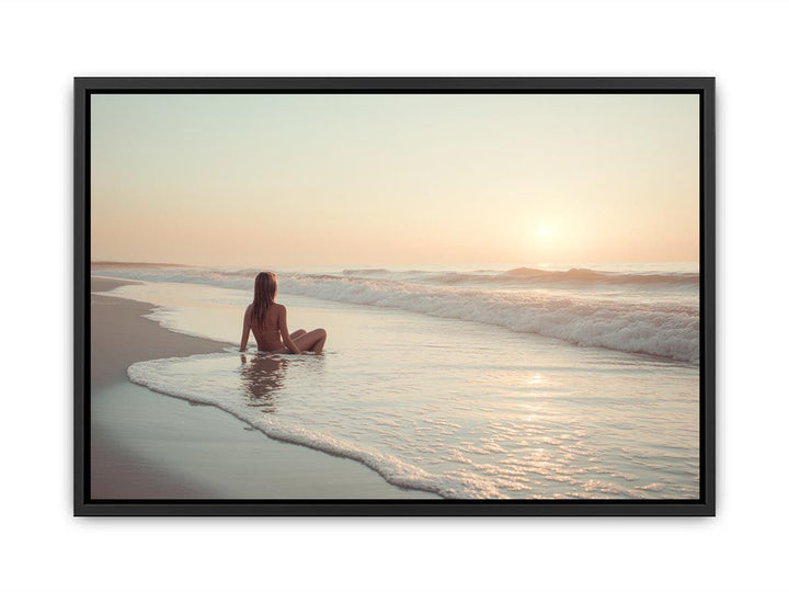 On The Beach  Painting