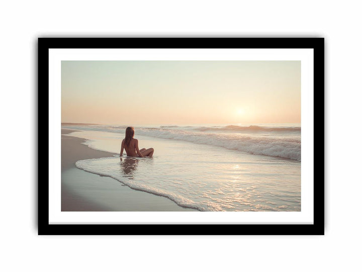 On The Beach  Art Print