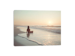 On The Beach Canvas Print