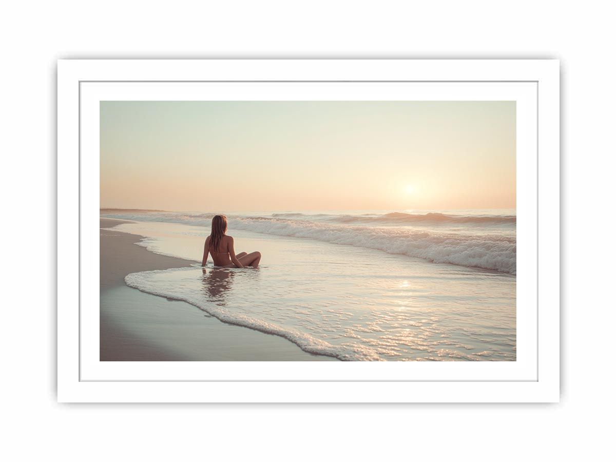 On The Beach Streched canvas