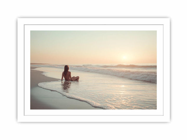 On The Beach Streched canvas