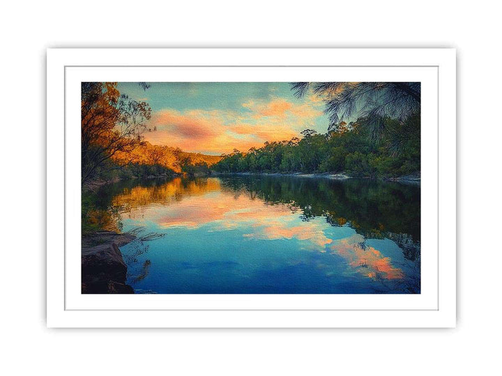 Murrumbidgee River Streched canvas