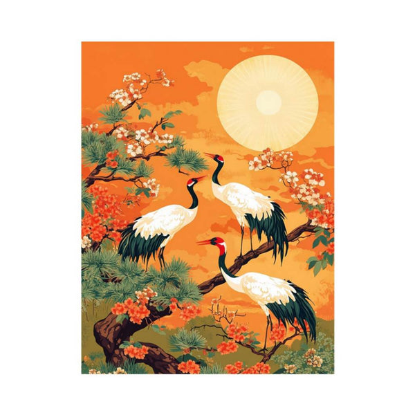 Whispering Cranes Of Twilight
