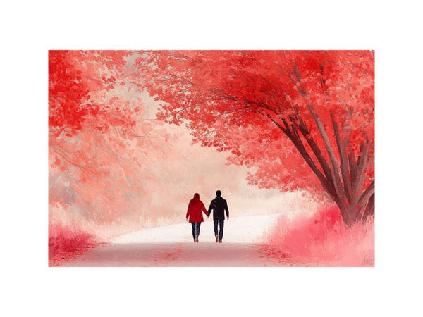 Autumn Stroll Of The Hert