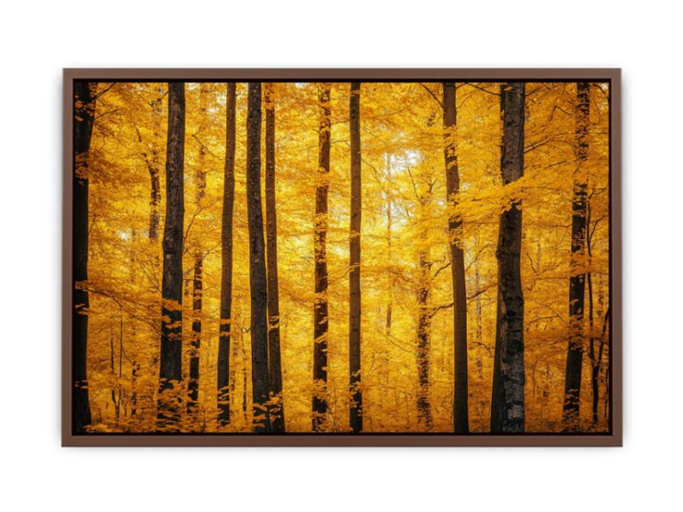 Flames Of Fall  Poster
