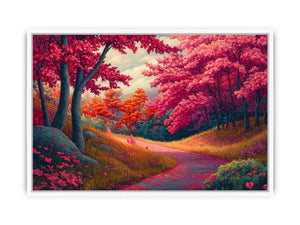 Autumn’s Flame Framed Print