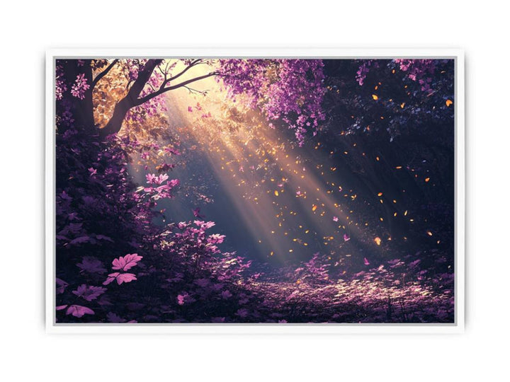 Luminous Glimmer Framed Print