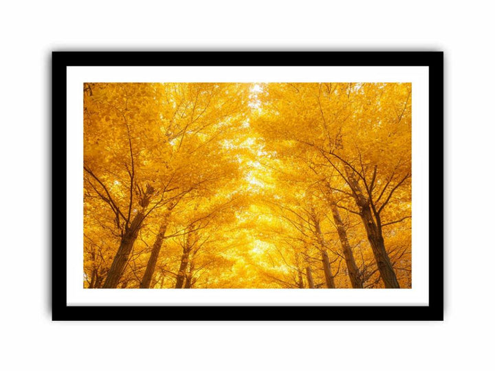 Golden Autumn Forest  Art Print