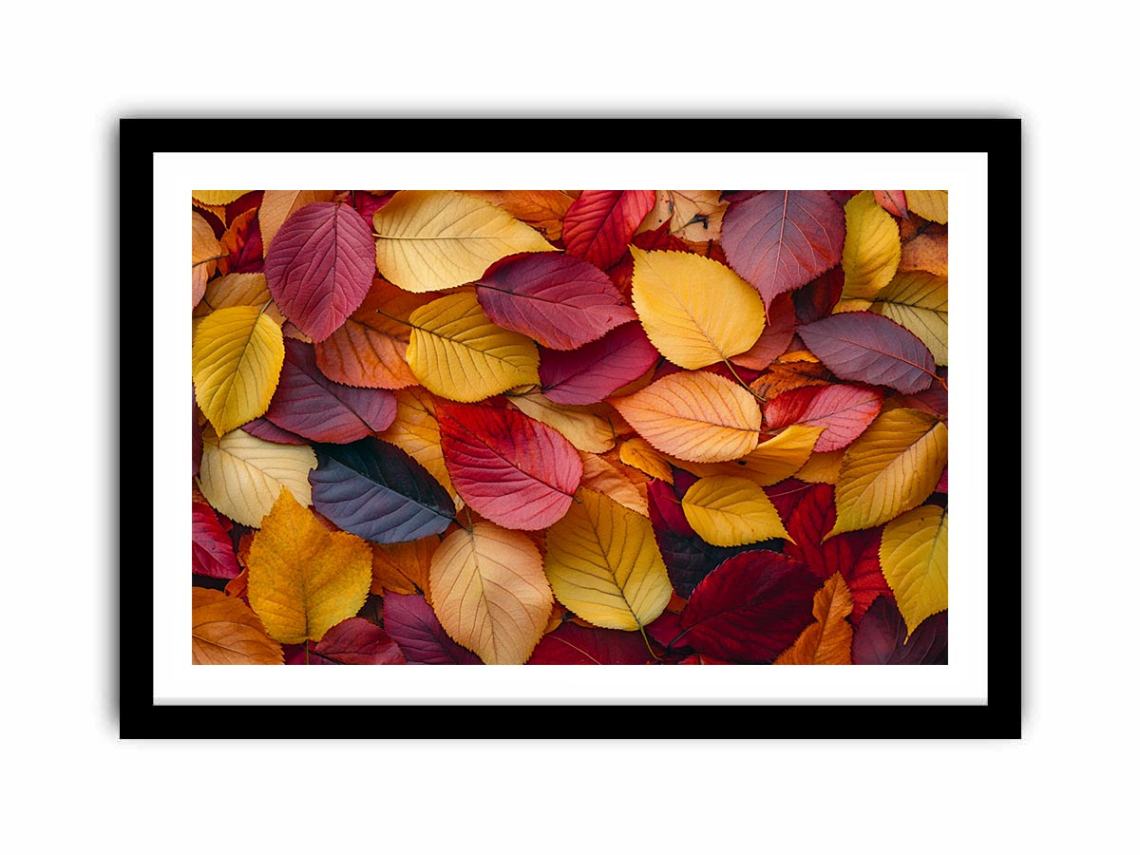 Vibrant Autumn Leaves  Art Print
