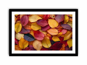 Vibrant Autumn Leaves  Art Print