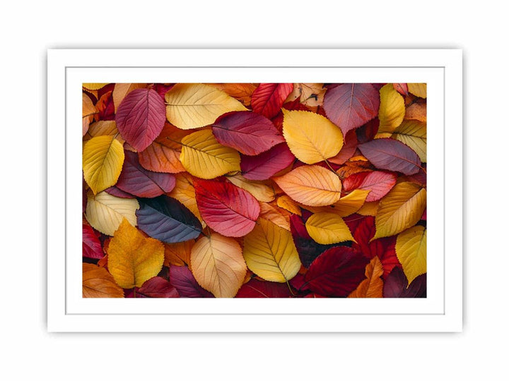 Vibrant Autumn Leaves Streched canvas