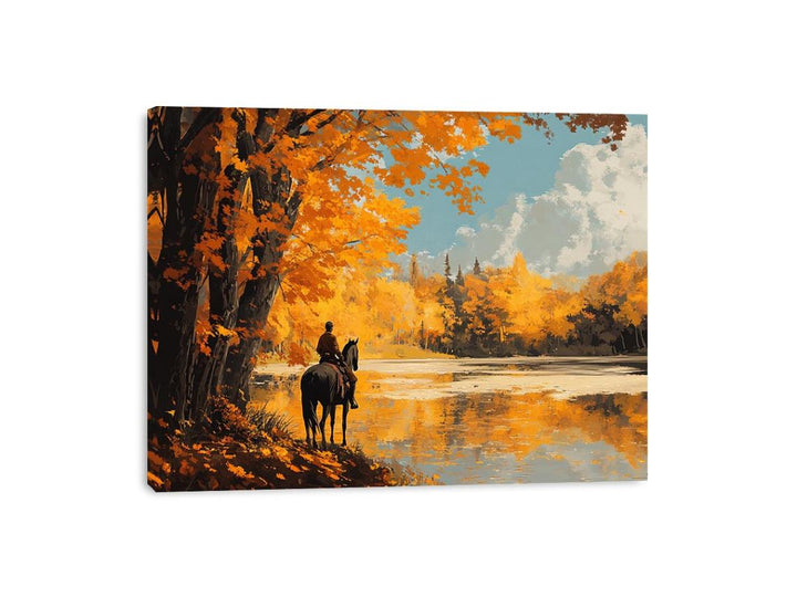 Horseman Canvas Print