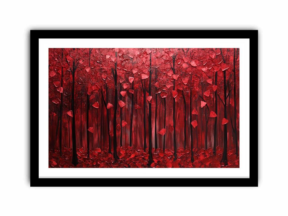 The Fiery Thicket  Art Print