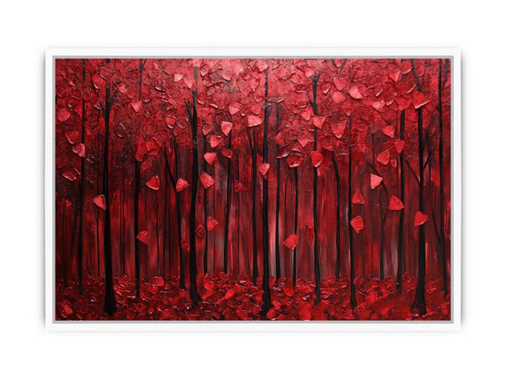The Fiery Thicket Framed Print