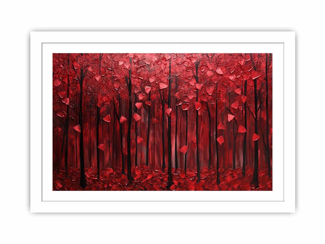 The Fiery Thicket Streched canvas