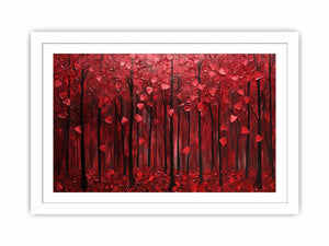 The Fiery Thicket Streched canvas