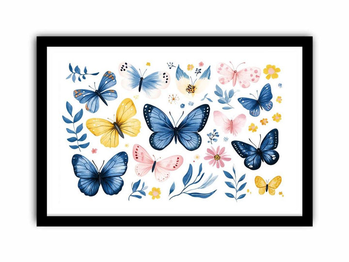 Fluttering Symphony  Art Print
