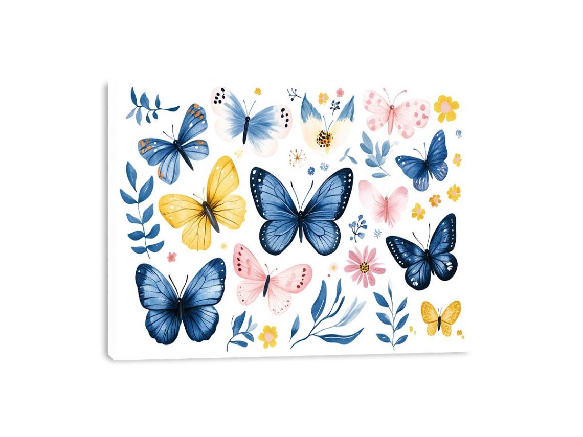 Fluttering Symphony Canvas Print