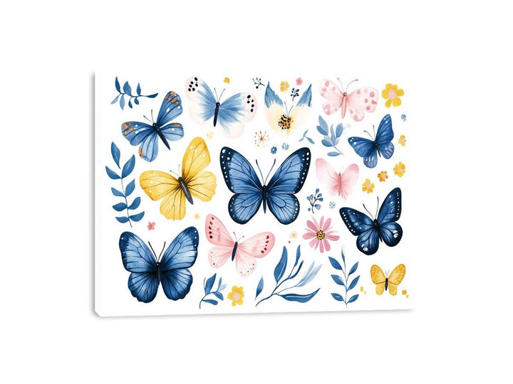 Fluttering Symphony Canvas Print
