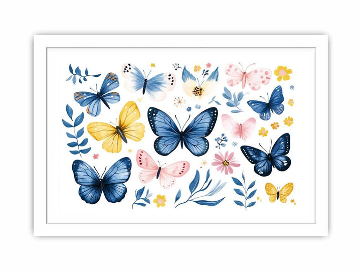 Fluttering Symphony Streched canvas