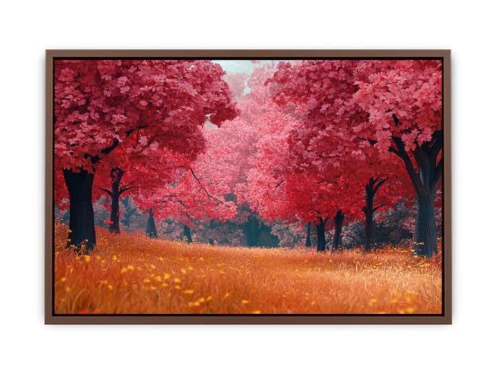 Crimson Crown Of Fall  Poster