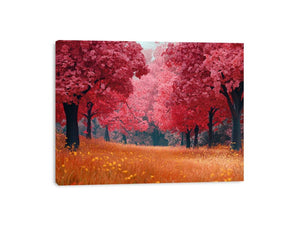 Crimson Crown Of Fall Canvas Print