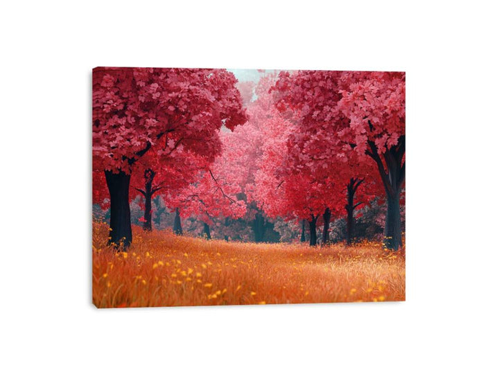 Crimson Crown Of Fall Canvas Print