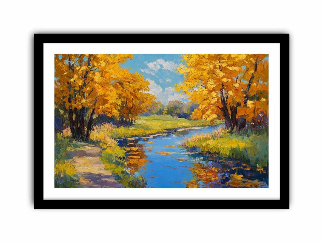 Autumn’s Enchanted Depths  Art Print
