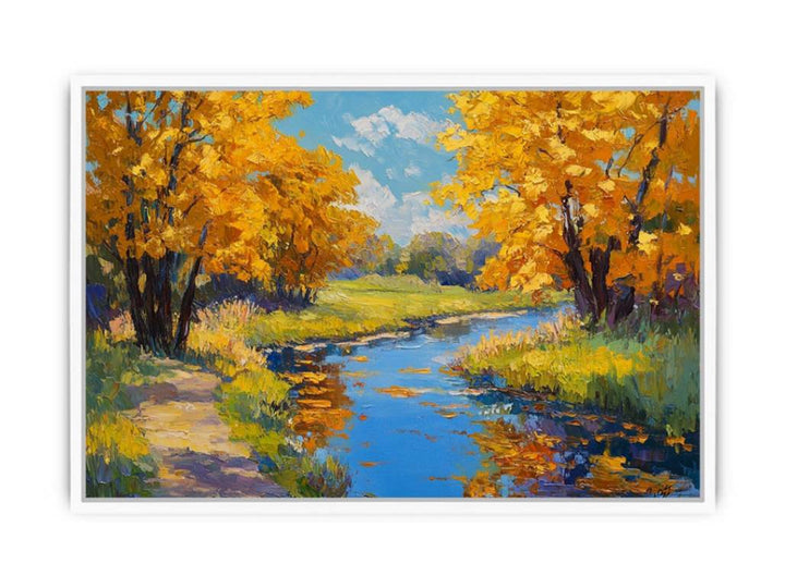 Autumn’s Enchanted Depths Framed Print