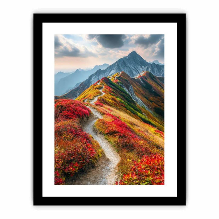 Crimson Wilderness  Art Print