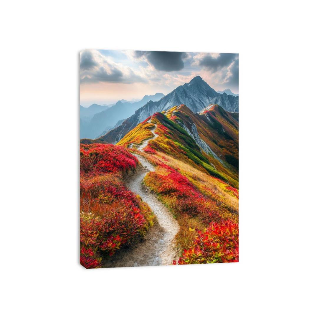 Crimson Wilderness Canvas Print