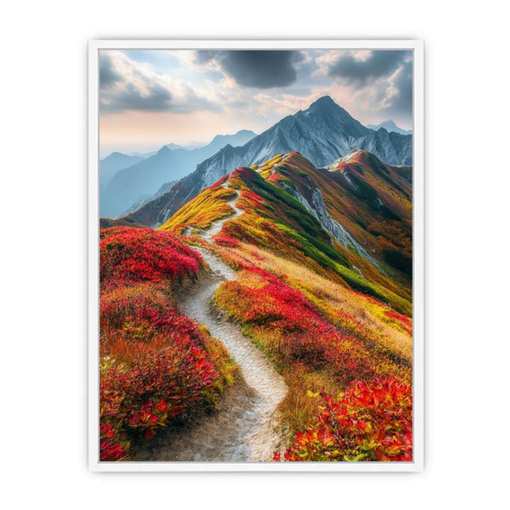 Crimson Wilderness Framed Print