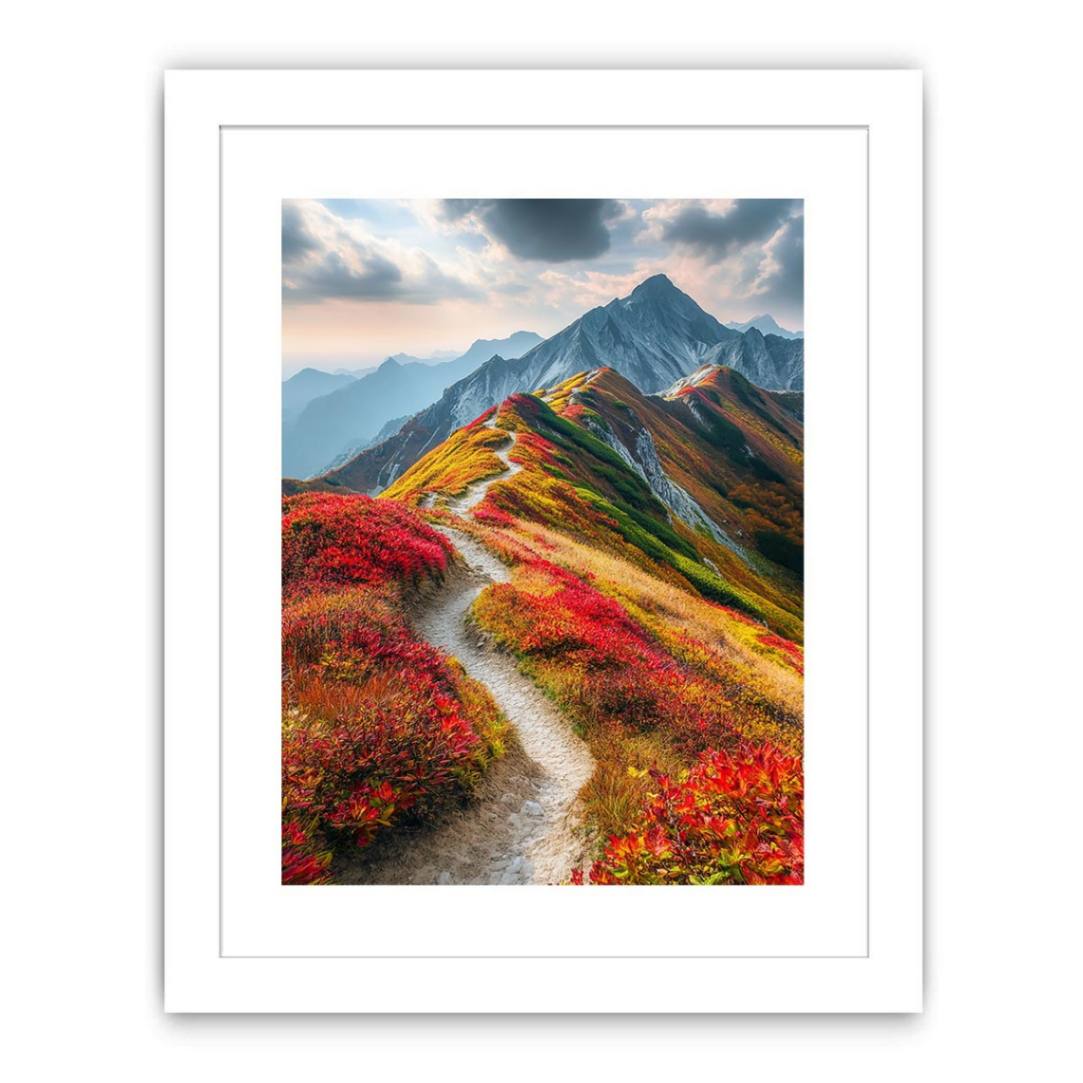 Crimson Wilderness Streched canvas