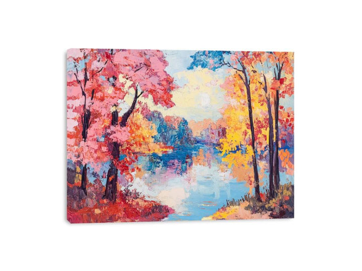 Scarlet Veil Canvas Print