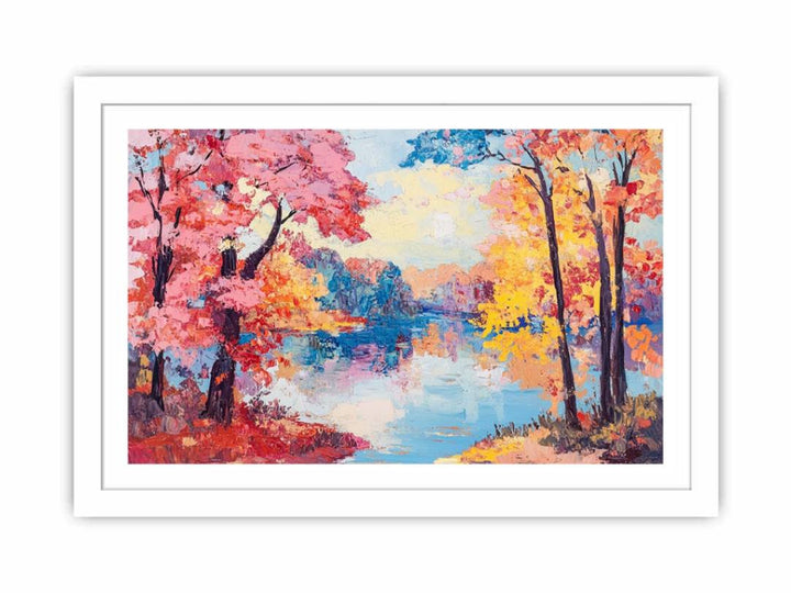 Scarlet Veil Streched canvas